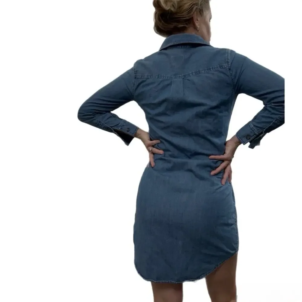 J.Crew Chambray Shirt Dress Size XXSmall